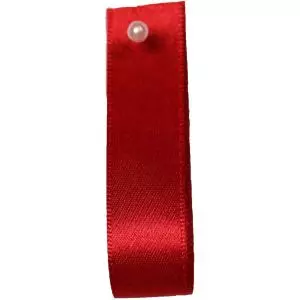  Red Ribbon Thin, 200 Yards Total 2cm Wide Red Satin