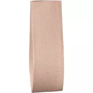 25mm - 100% Cotton sandstone coloured ribbon