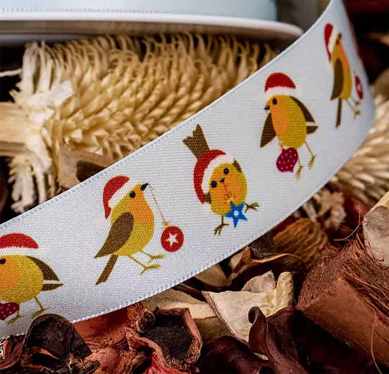 Christmas Robin Ribbon