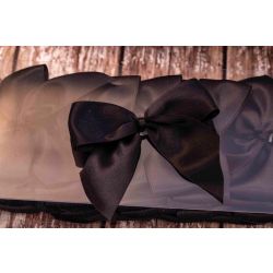 gold 38mm satin bows with double sided sticky pad