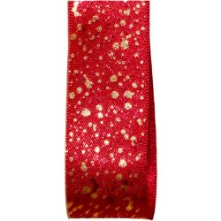 Red Sparkler Ribbon By Berisfords