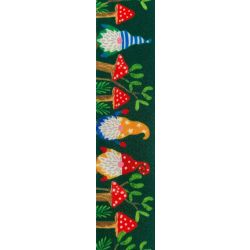 woodland gnome Christmas ribbon