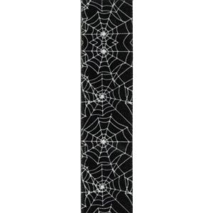 Cobweb Halloween Ribbon 25mm