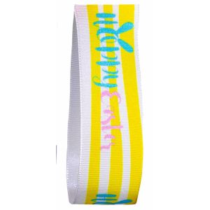 Hoppy Easter Ribbon 25mm