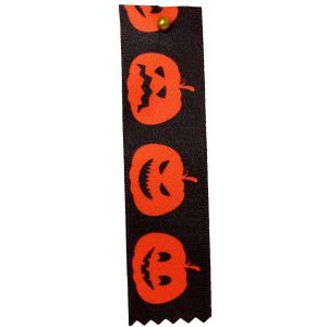 Orange Pumpkin Halloween Ribbon 25mm x 20m