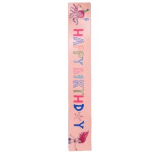 Underwater Happy Birthday Ribbon 25mm x 20m